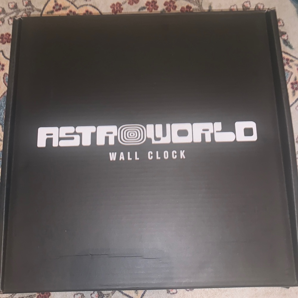 Astroworld wall clock